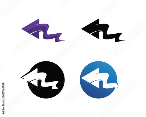 Internet ikon logo vector design