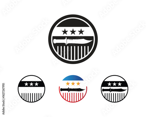 Cross swords icon flat. Simple vector symbol and bonus icon