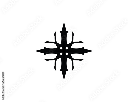 Cross swords icon flat. Simple vector symbol and bonus icon