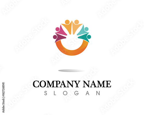 people care success health life logo template icons