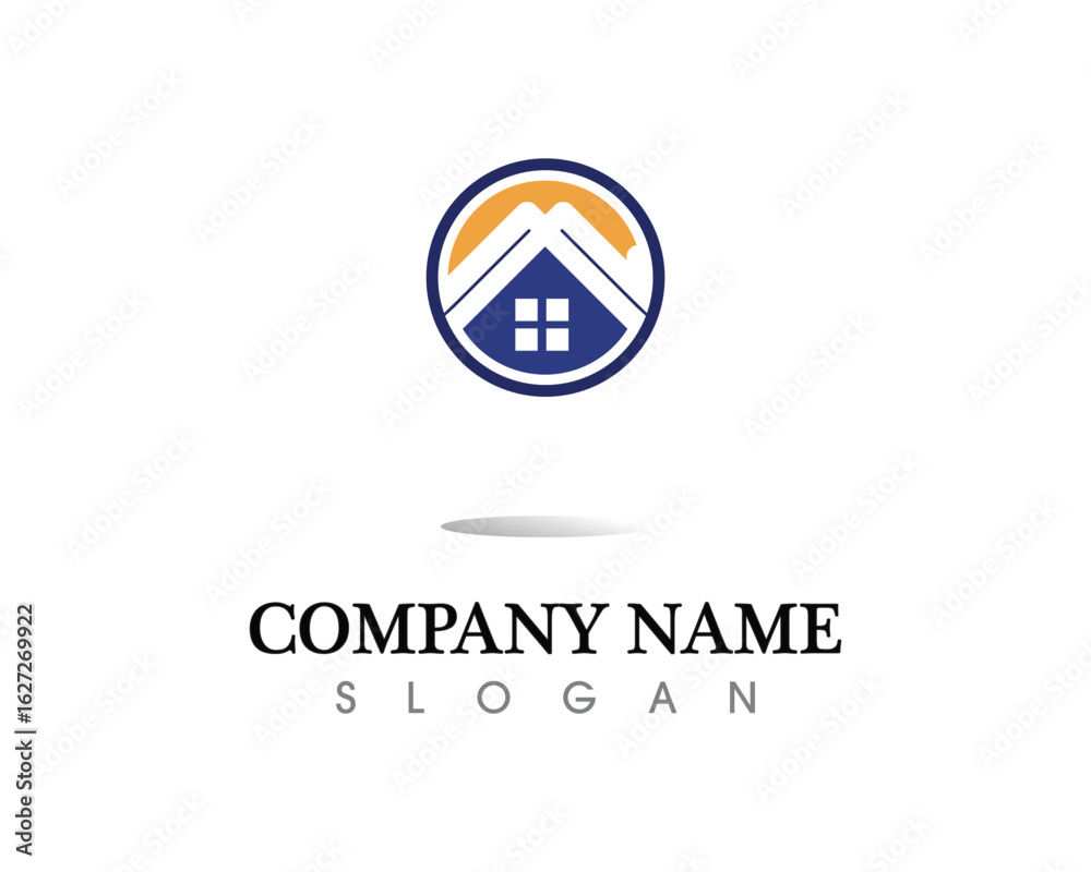 Fototapeta premium Real estate and home buildings logo icons template