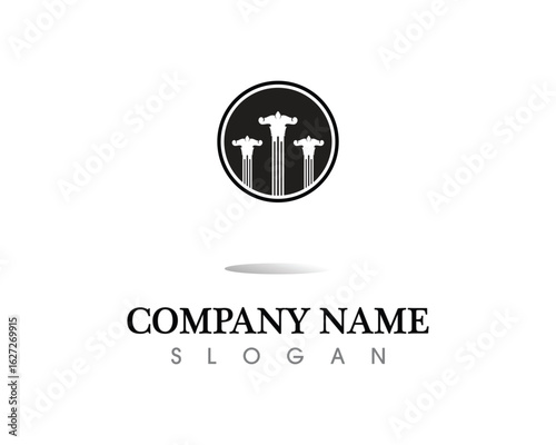 Real estate and home buildings logo icons template