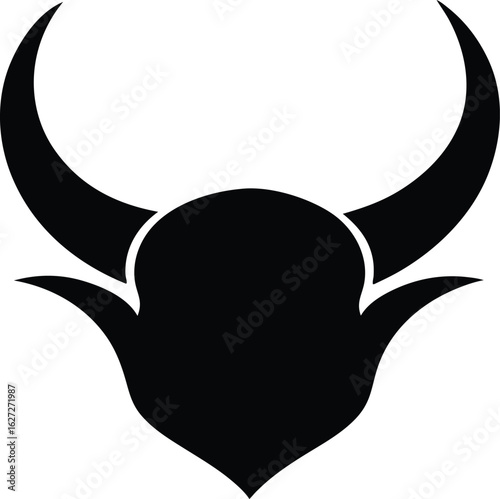 devil horns vector icon.