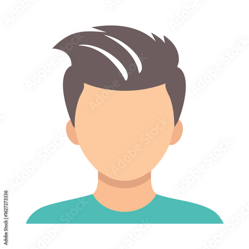 A man with a shaved head and a mohawk
