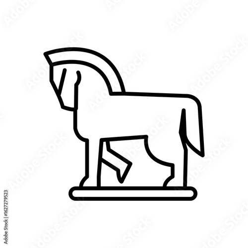 Trojan virus icon