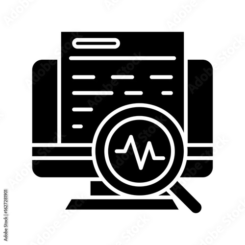 Fingerprint security icon