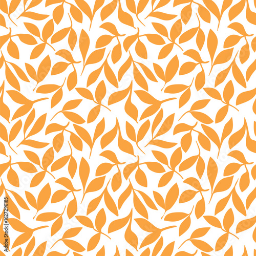 Leaf transparant  seamless pattern