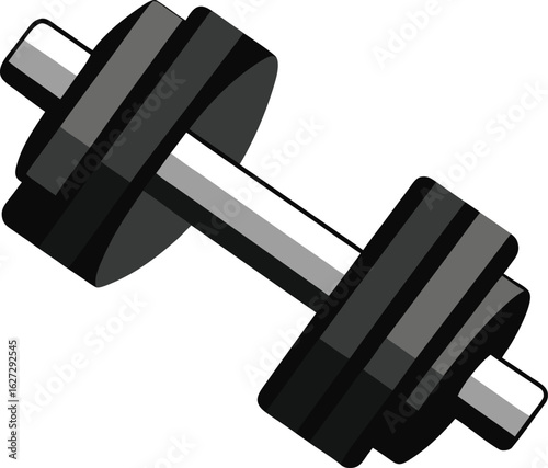 Adjustable dumbbell fitness banner advertisement