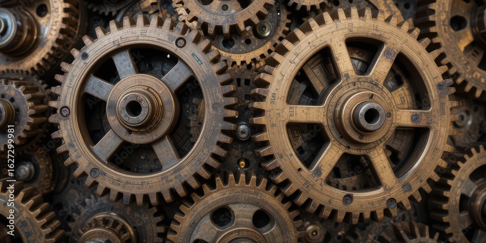 Copper Brass Machinery Power Through Coordinated Movement Copper Brass Machinery Power Through Coordinated Movement