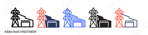 Electrical Industry multiple icon