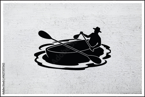 Wandering the Quiet Lake,
Calm Canoe Escape,
Serene Paddling Moment,
Journey Across Still Waters