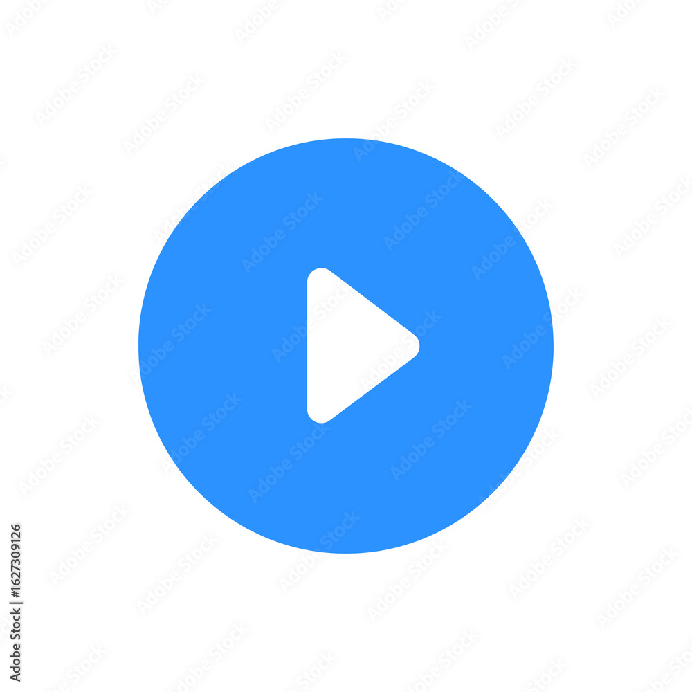 blue play button blue play button