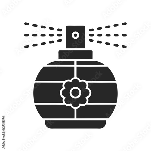 Air freshener icon vector silhouette illustration isolated on white background