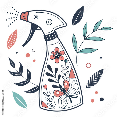 Air freshener vector silhouette illustration isolated on white background