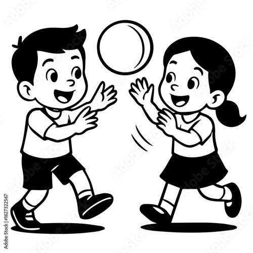  Happy Children Playing with Ball - Kids Sports and Activity