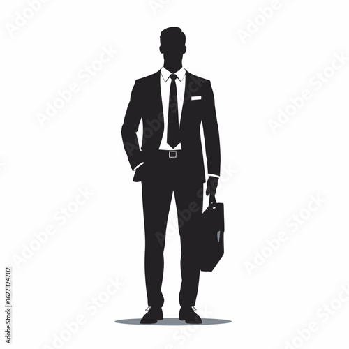 business man silhouette