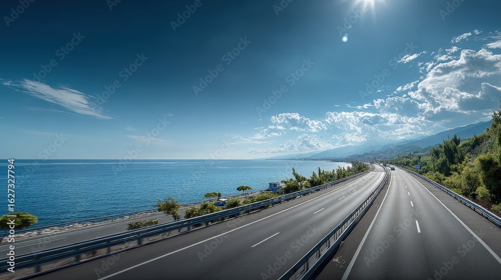 Fototapeta premium driving on the highway