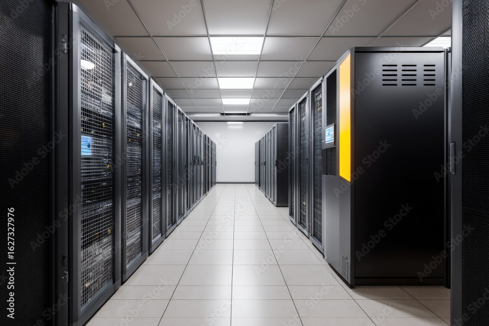 Fototapeta premium server room with servers