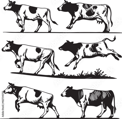 collection of cows