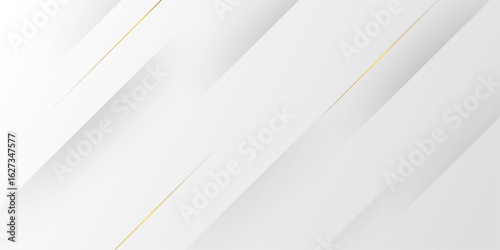 Dynamic and luxury grey shadows golden Line Abstract Background. Abstract grey and white geometric gradient stylish modern background design template for app, business, banner, presentation concept.	
