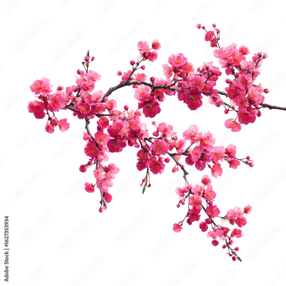 Naklejka premium Pink blossoms on a branch