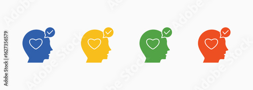 Belief Icon Set Color Multiple Style Collection