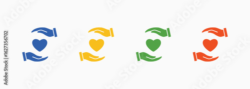 Loyalty Icon Set Color Multiple Style Collection