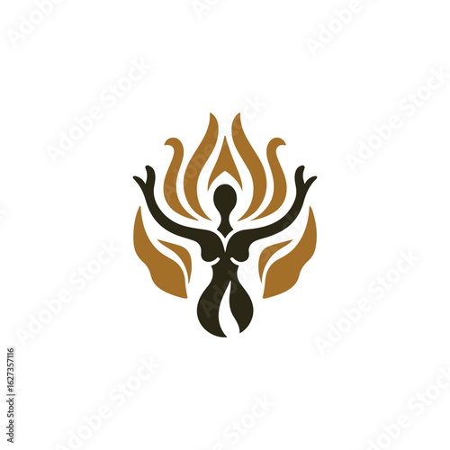 Fire goddess logo