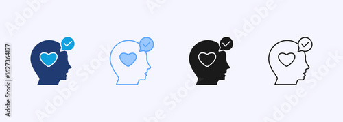 Belief Icon Set Multiple Style Collection