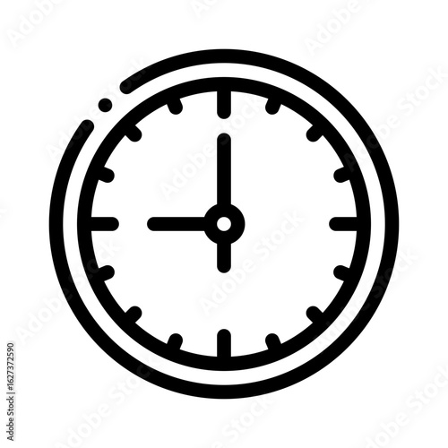 clock line icon