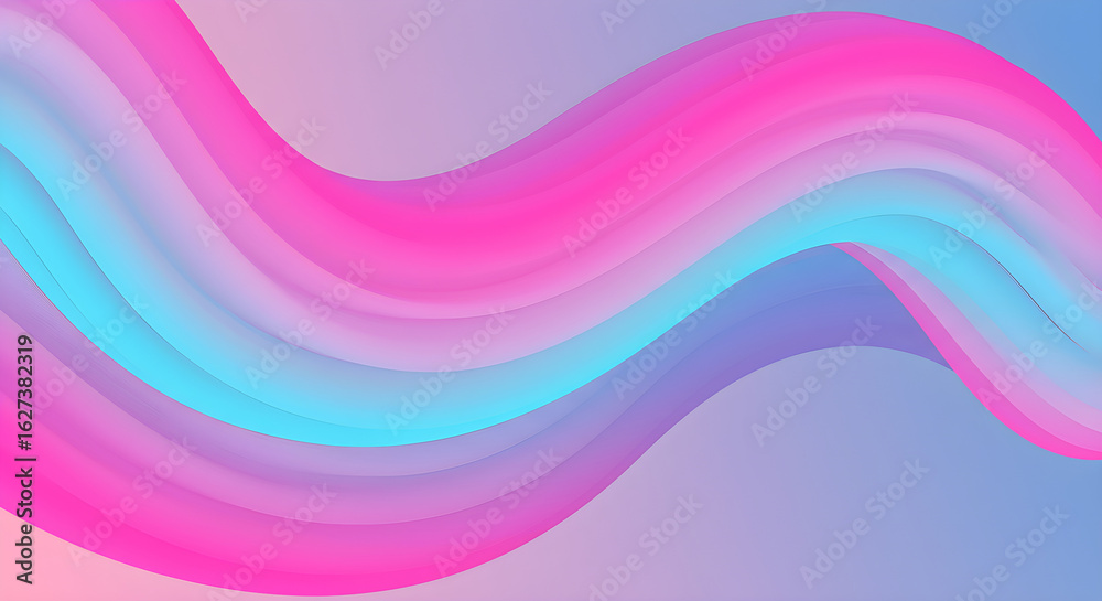 Fototapeta premium Abstract Fluid Wave Gradient Background Vibrant Colorful Design