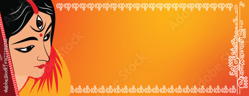 Diwali banner navratri and durga puja celebration card background and banner
