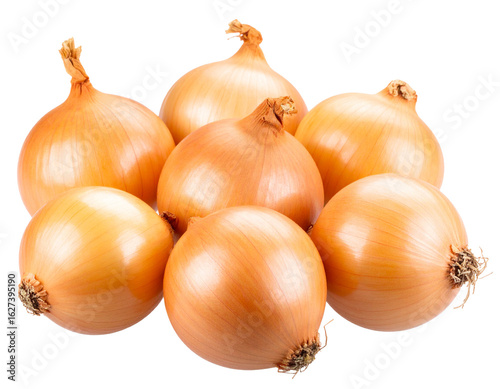 Wallpaper Mural Peeled Shallots Isolated on White Background Torontodigital.ca