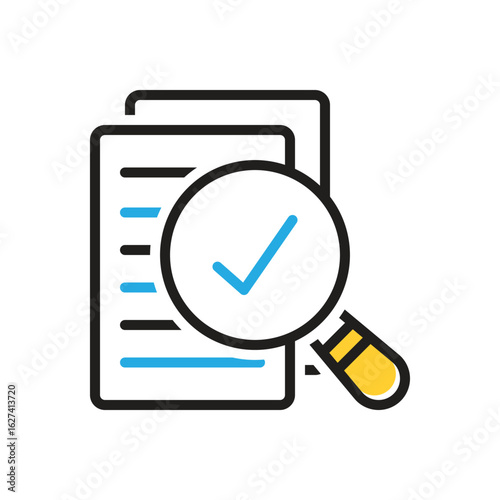 Multi color icon for assess