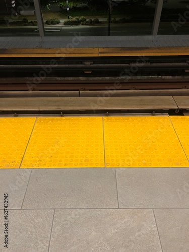SkyTrain Platform on the TransLink Rapid Transit Line, Metro Vancouver