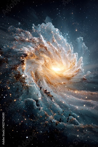 Cosmic spiral galaxy (1)