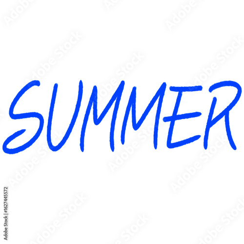 summer 영어 손글씨