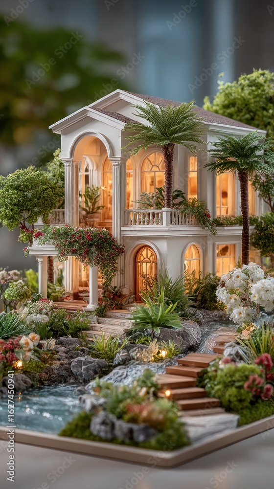 Fototapeta premium Detailed miniature house