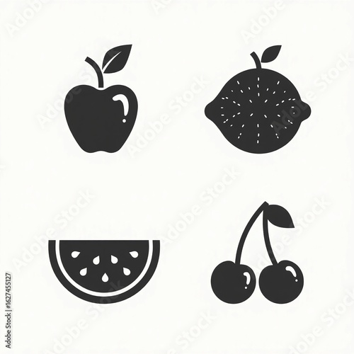 vector illustration of fruit