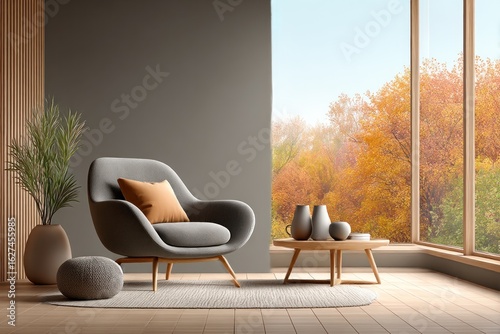 Cozy autumnal living room