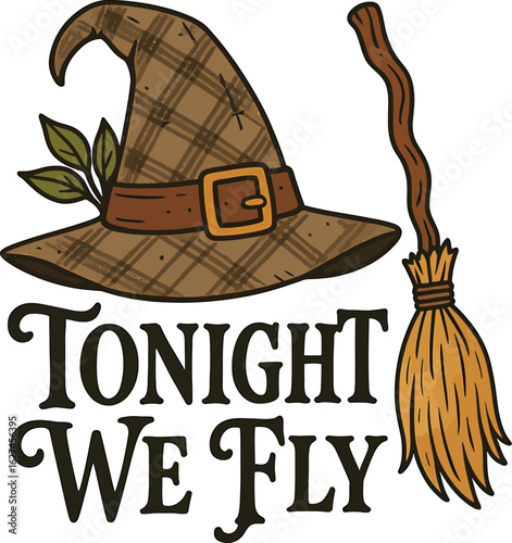 Tonight We Fly Witch SVG