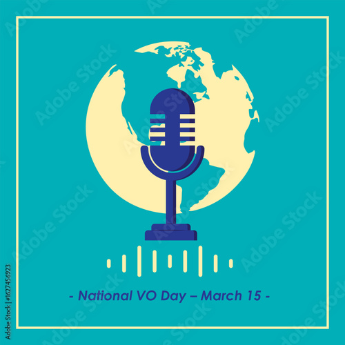 Vector Design National VO Day – March 15.