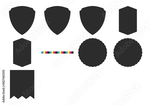 Versatile cmyk vector design with bold primary and secondary colors and classic typography elements