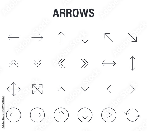 Business & Finance icon outline vector Illustration mega icons design new 