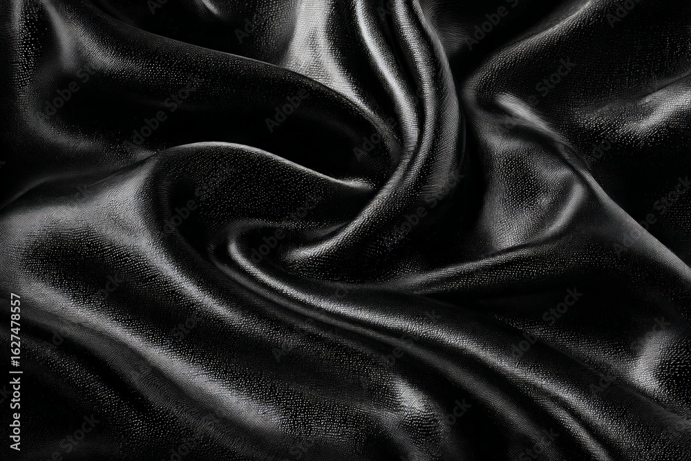 Fototapeta premium Close Up Black Fabric With Sparkle