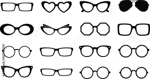 Discover stylish eyewear variety: round, cat-eye, aviator, and more.