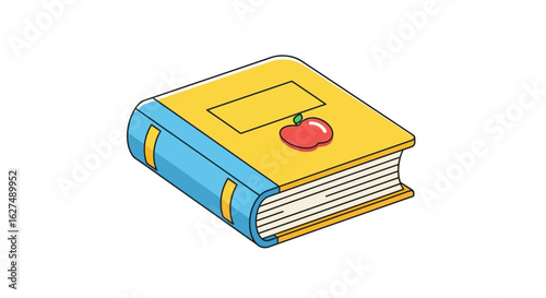 Attendance Book Vector Illustration for School and Office
