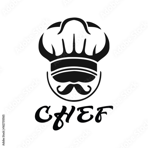 Chef, hotel, restaurant logo