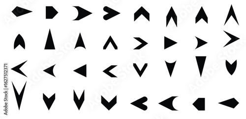 Illustration vector graphic of arrows , direction, bullet set. Good for symbol or icon