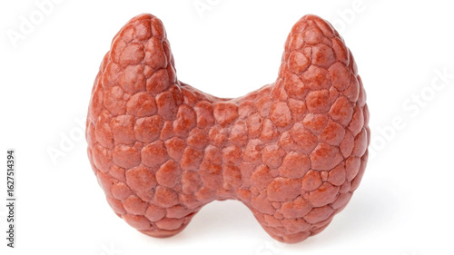 Realistic Human Thyroid Gland Anatomy Close Up human anatomy